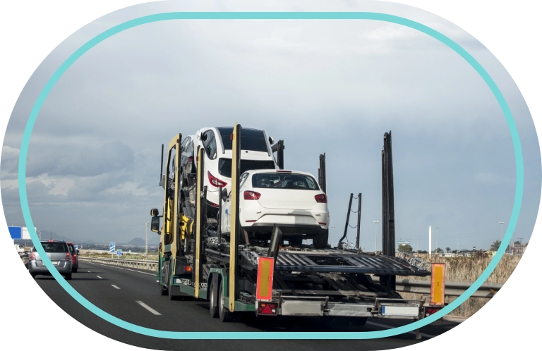 Laweta wioząca auta