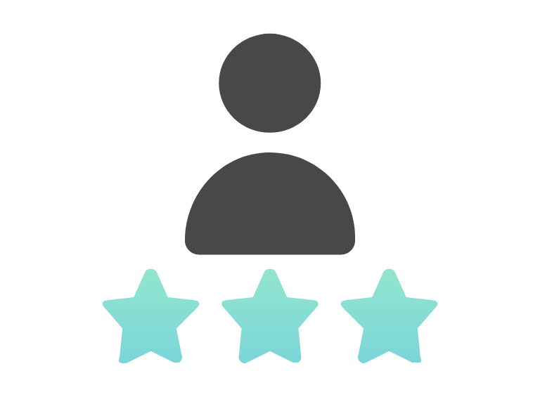 Ikona osoby i gwiazdek